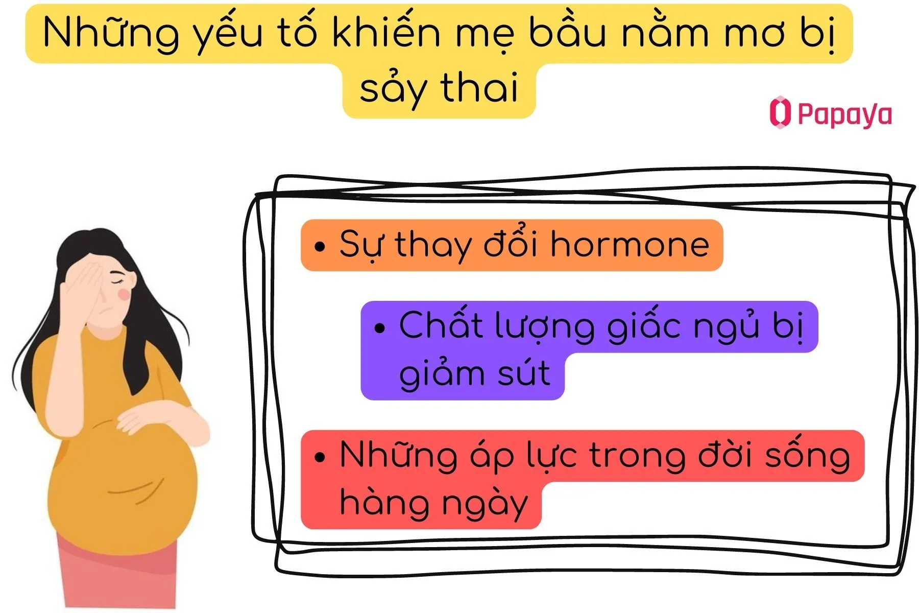Những yếu tố khiến mẹ bầu nằm mơ bị sảy thai