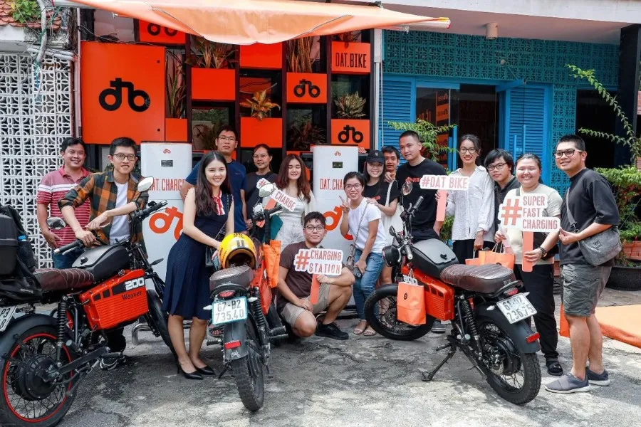 Mẫu xe máy điện Quantum S của Dat Bike với thiết kế hiện đại và tính năng an toàn vượt trội