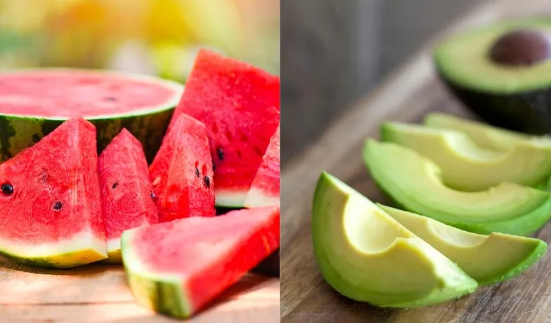 Không nên ăn bơ và dưa hấu vì có thể bị ngộ độc gây tiêu chảy, buồn nôn