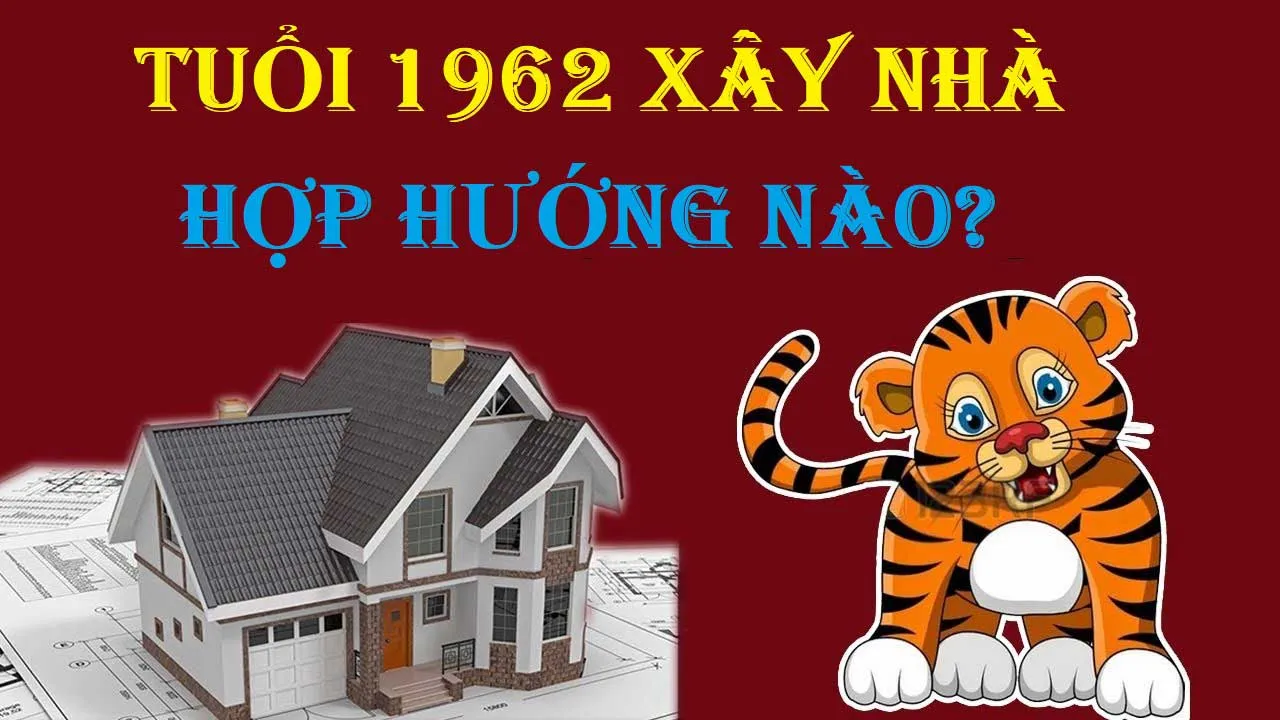 Sơ đồ nhà với các mũi tên chỉ hướng, tượng trưng cho việc xác định hướng phong thủy