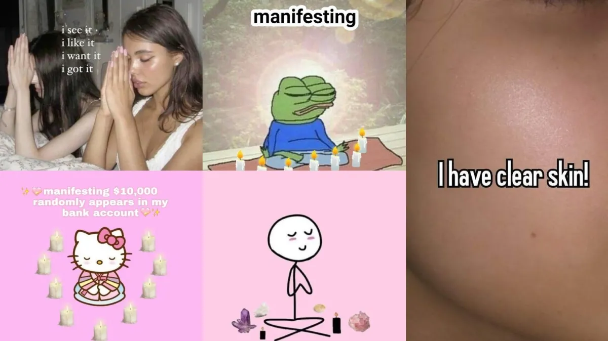Vô vàn meme nổi lên nhờ hệ tư tưởng manifest | Nguồn: Facebook
