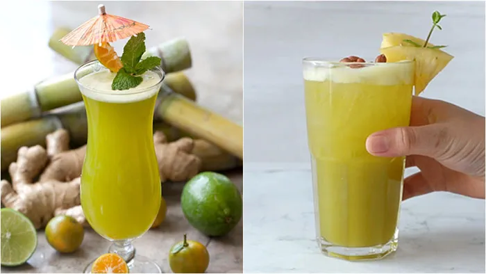 Nước mía chanh hoặc quất mang lại vị thanh mát tự nhiên