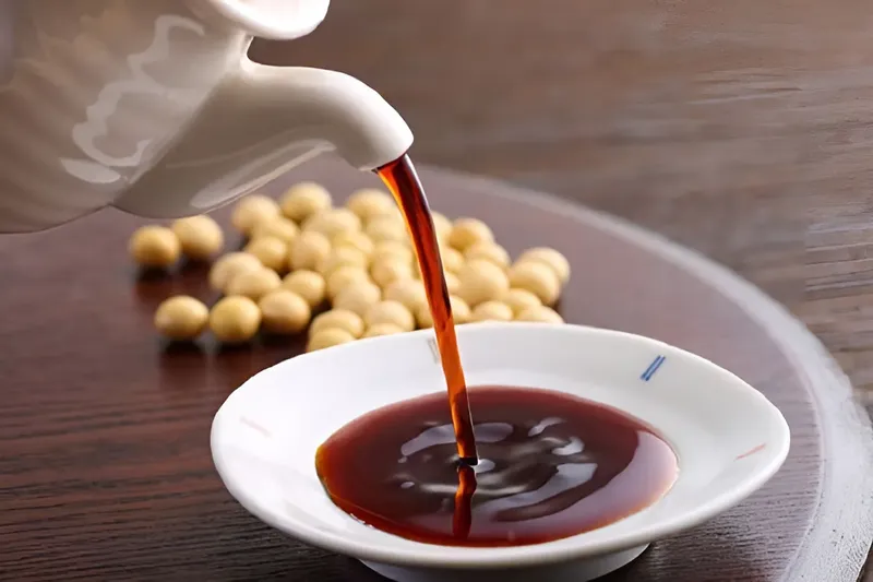 Bảng biểu đồ dinh dưỡng thể hiện lượng calo trong nước tương