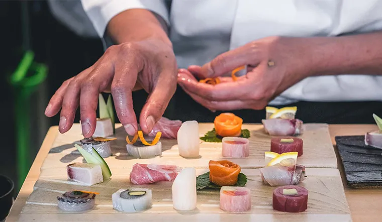 Sự bất ngờ thú vị khi khám phá từng món ăn trong bữa Omakase