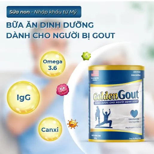 Các thành phần chính có trong sữa non Golden Gout