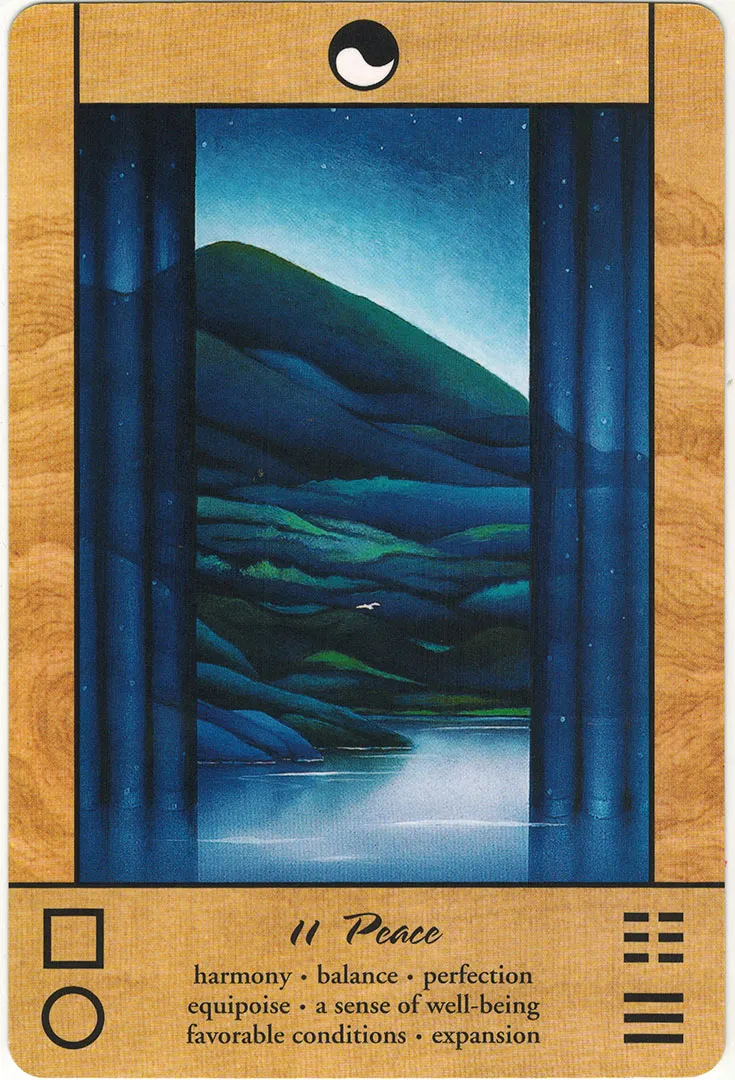 Hình ảnh Quẻ Địa Thiên Thái theo phong cách I Ching