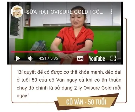 Loạt ý kiến khách hàng được chia sẻ trên nhiều trang web bán sản phẩm Ovisure Gold