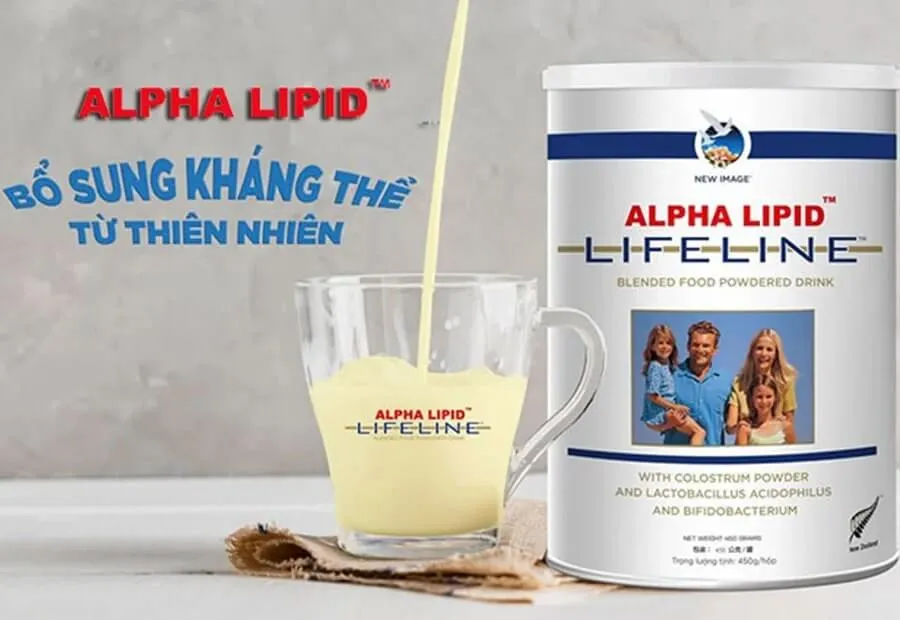 Giá Sữa Alpha Lipid hiện nay trên thị trường là từ 1.320.000đ/lon