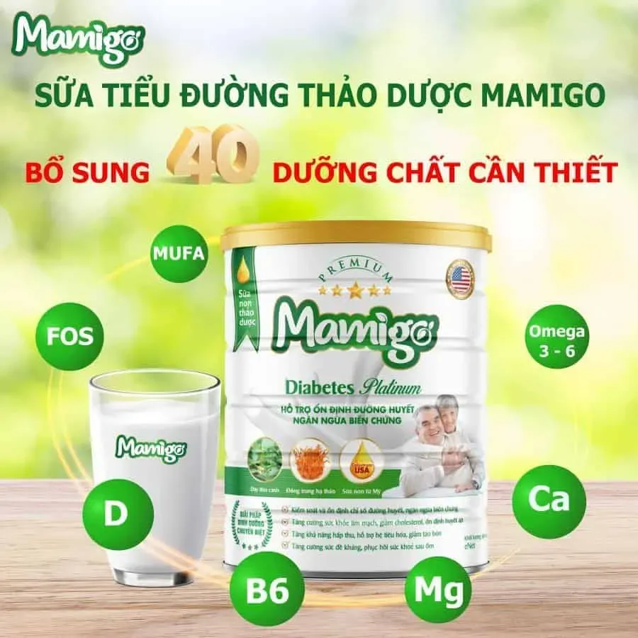 sữa non mamigo cho ngÆ°á»i tiá»ƒu Ä‘Æ°á»ng