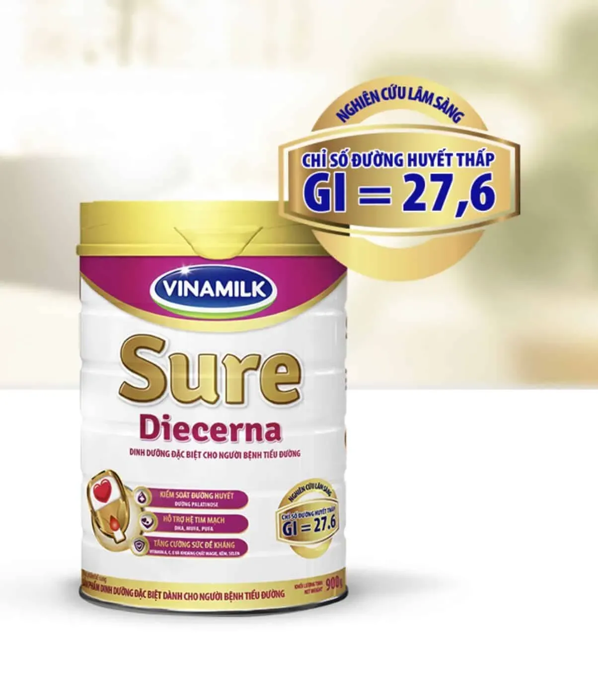Sữa cho người tiểu đường Vinamilk Sure Diecerna