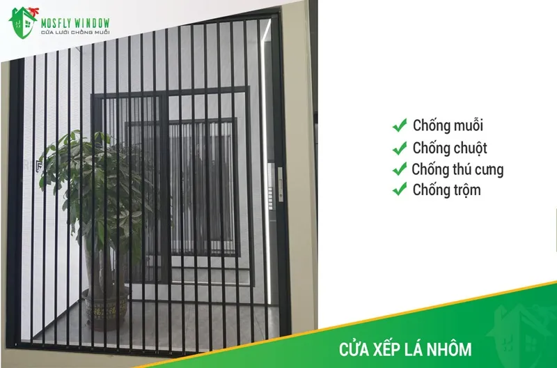 Cửa lưới chống côn trùng Mosfly Window giúp ngăn bò cạp hiệu quả