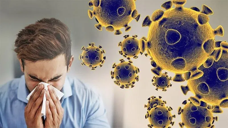 Người đang thưởng thức trà nhân trần giúp tăng cường sức đề kháng