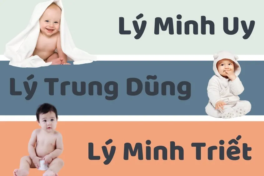 Gợi ý tên bé trai họ Lý theo các nhóm tính cách khác nhau