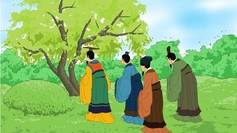 Gia đình sum họp bên mộ tổ tiên trong ngày Tết Thanh Minh
