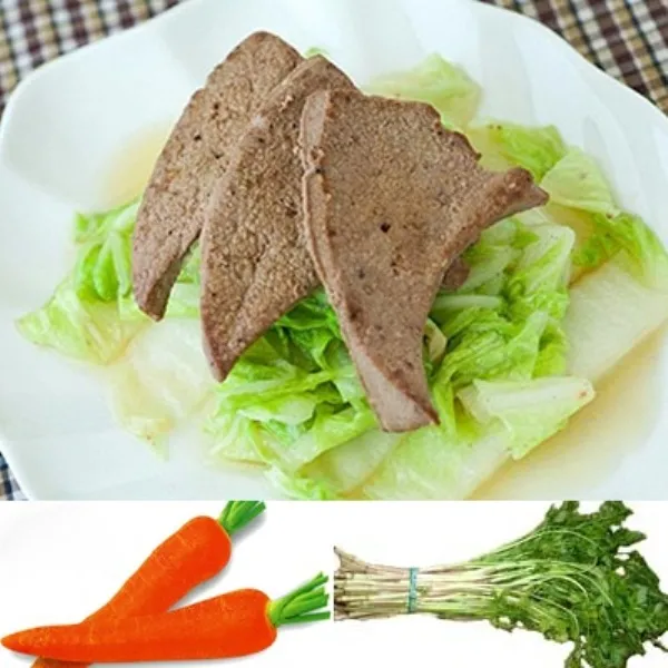 Tránh kết hợp gan động vật với rau cần hoặc giá đỗ để bảo toàn dinh dưỡng
