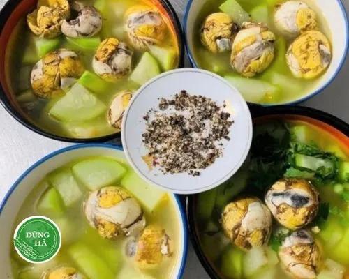 trứng vịt lộn um bầu