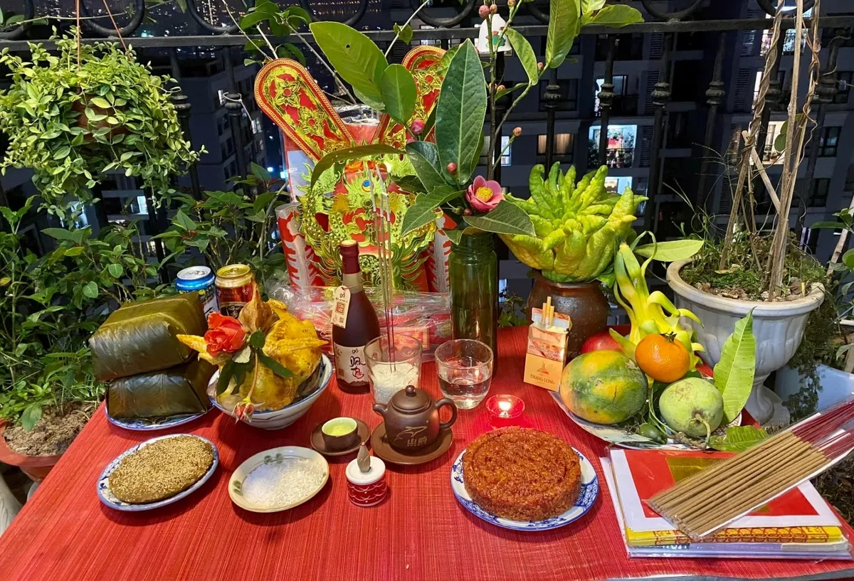 Bài văn khấn giao thừa ngoài trời số 2 trong sách Văn khấn Nôm