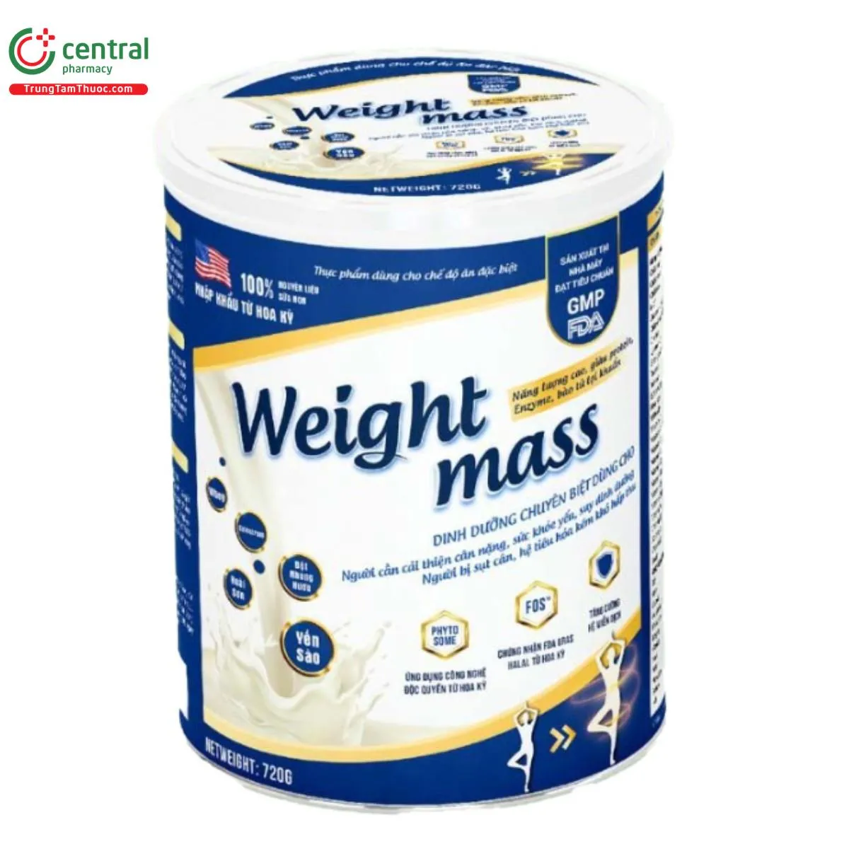 Hướng dẫn pha sữa Weight Mass đúng cách